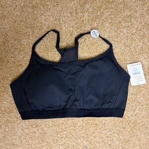 Black Women's Sports Bra - Medium